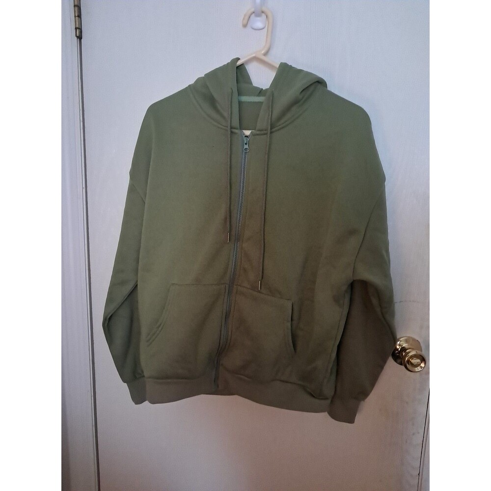 Shein Olive Green Hoodie SZ M